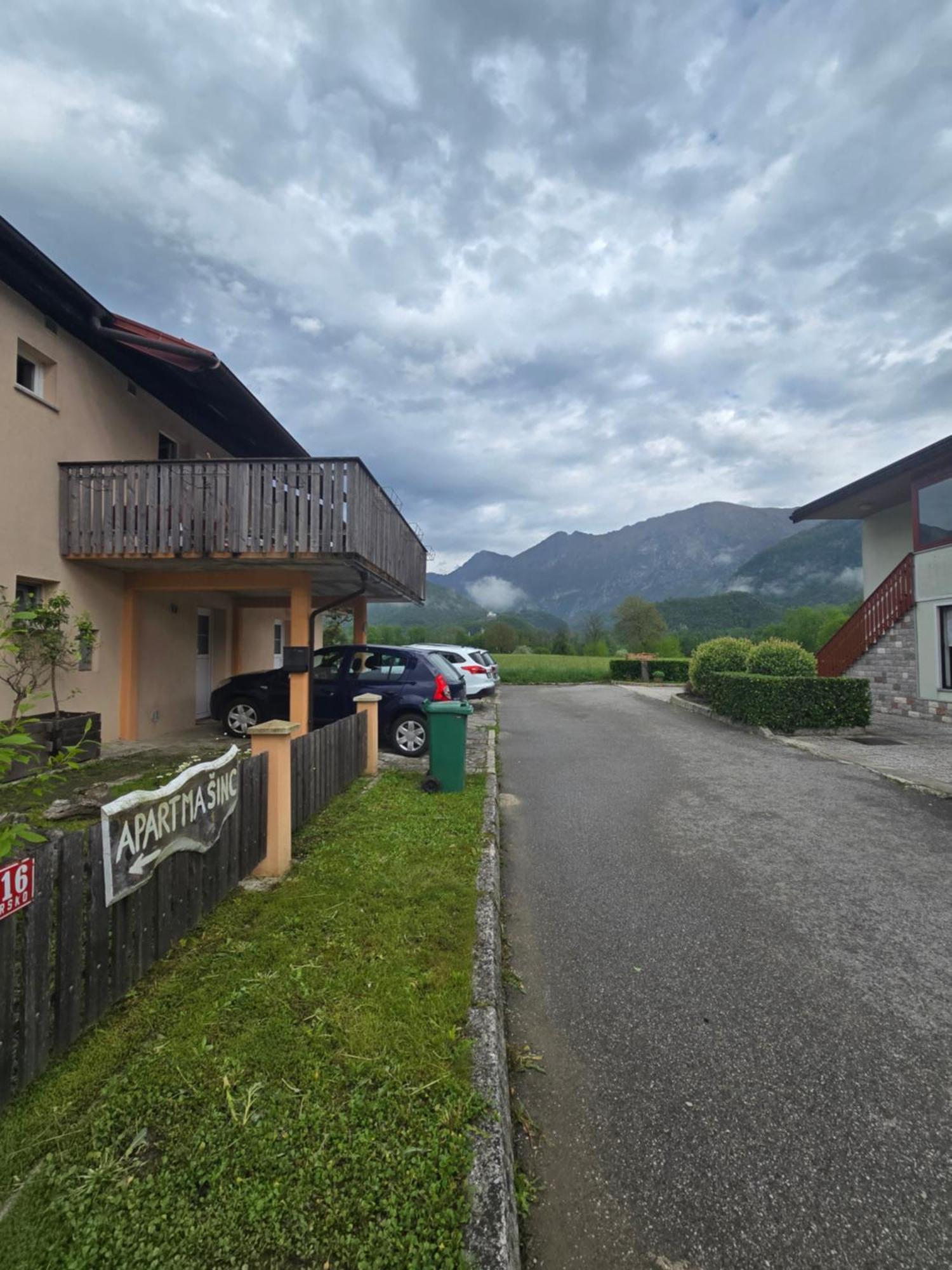 Apartment Sinc Kobarid Exteriér fotografie